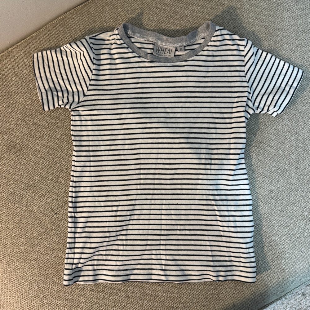 Wheat Kids Striped T-Shirt